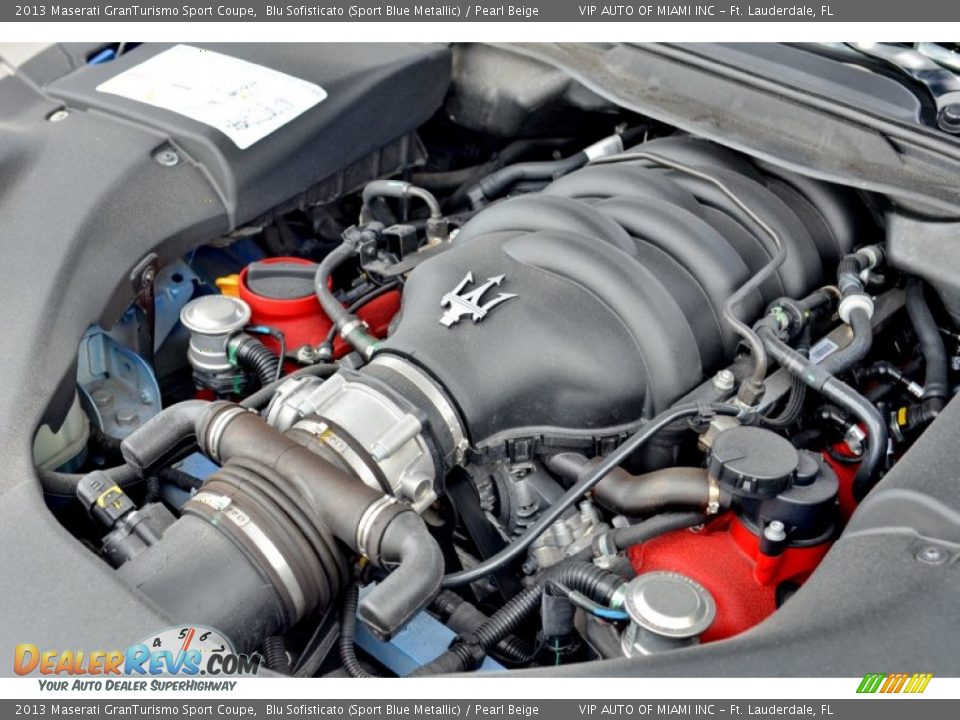 2013 Maserati GranTurismo Sport Coupe 4.7 Liter DOHC 32-Valve VVT V8 Engine Photo #28