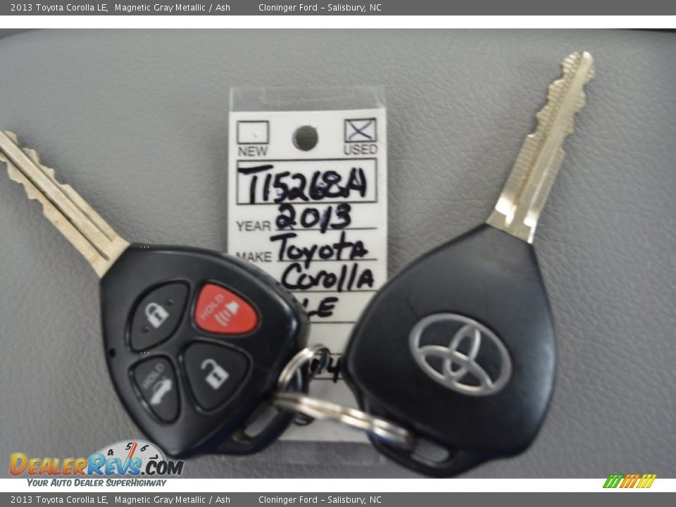 2013 Toyota Corolla LE Magnetic Gray Metallic / Ash Photo #27