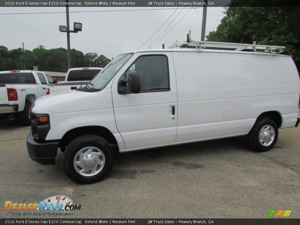 2010 Ford E Series Van E150 Commercial Oxford White / Medium Flint Photo #3