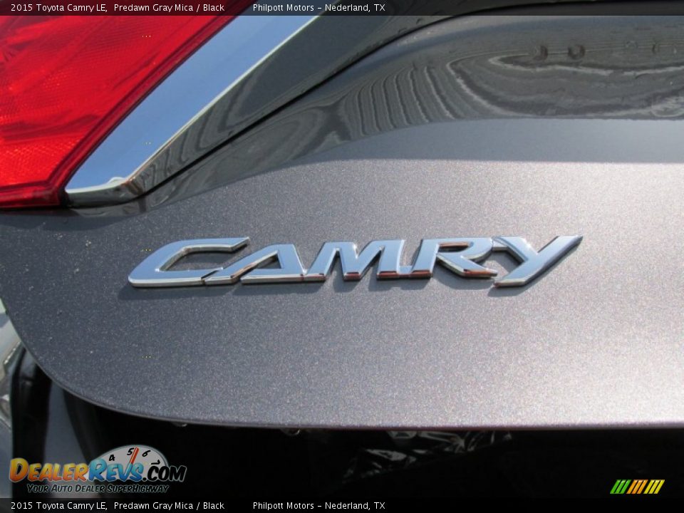 2015 Toyota Camry LE Predawn Gray Mica / Black Photo #13