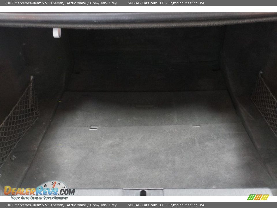 2007 Mercedes-Benz S 550 Sedan Arctic White / Grey/Dark Grey Photo #19