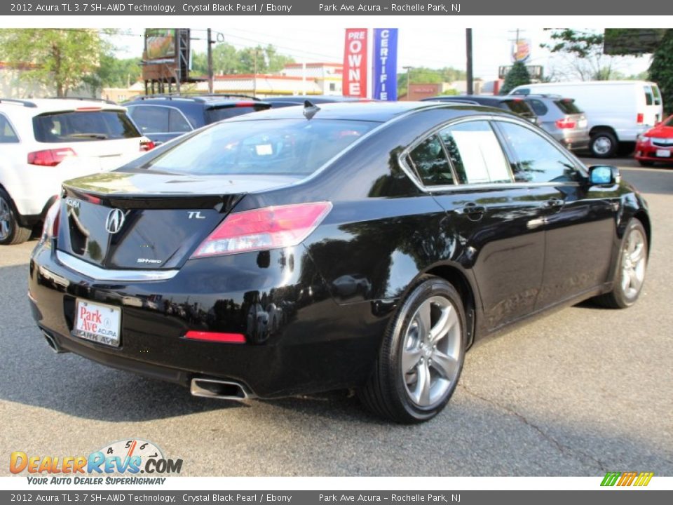 2012 Acura TL 3.7 SH-AWD Technology Crystal Black Pearl / Ebony Photo #3