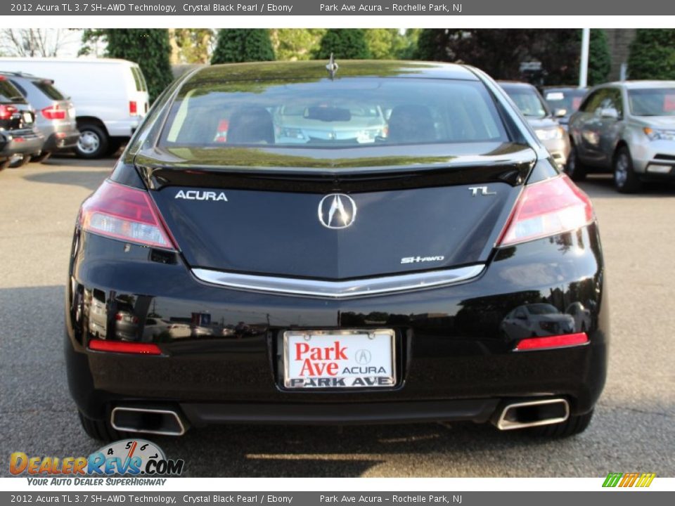 2012 Acura TL 3.7 SH-AWD Technology Crystal Black Pearl / Ebony Photo #4