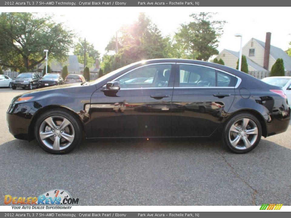 2012 Acura TL 3.7 SH-AWD Technology Crystal Black Pearl / Ebony Photo #6