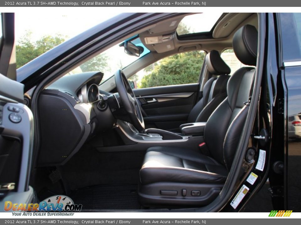 2012 Acura TL 3.7 SH-AWD Technology Crystal Black Pearl / Ebony Photo #12