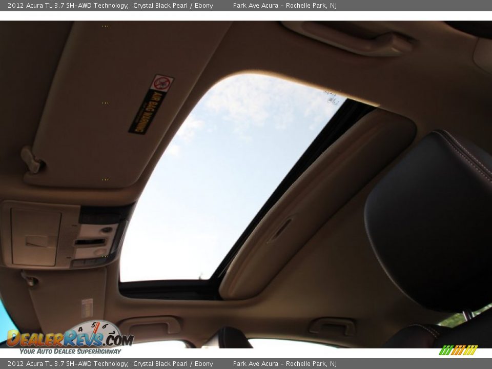 2012 Acura TL 3.7 SH-AWD Technology Crystal Black Pearl / Ebony Photo #14