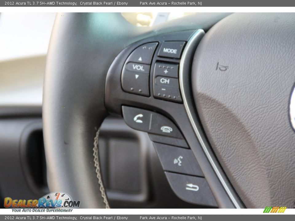 2012 Acura TL 3.7 SH-AWD Technology Crystal Black Pearl / Ebony Photo #19