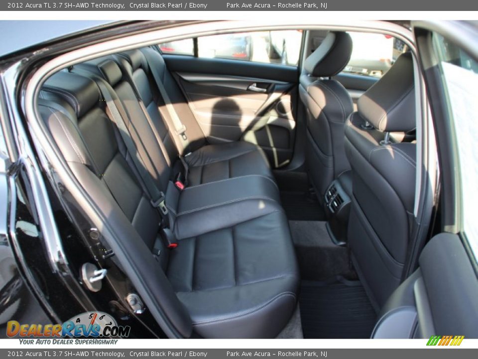 2012 Acura TL 3.7 SH-AWD Technology Crystal Black Pearl / Ebony Photo #25