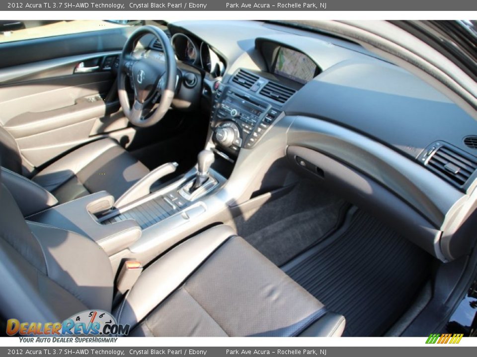 2012 Acura TL 3.7 SH-AWD Technology Crystal Black Pearl / Ebony Photo #27