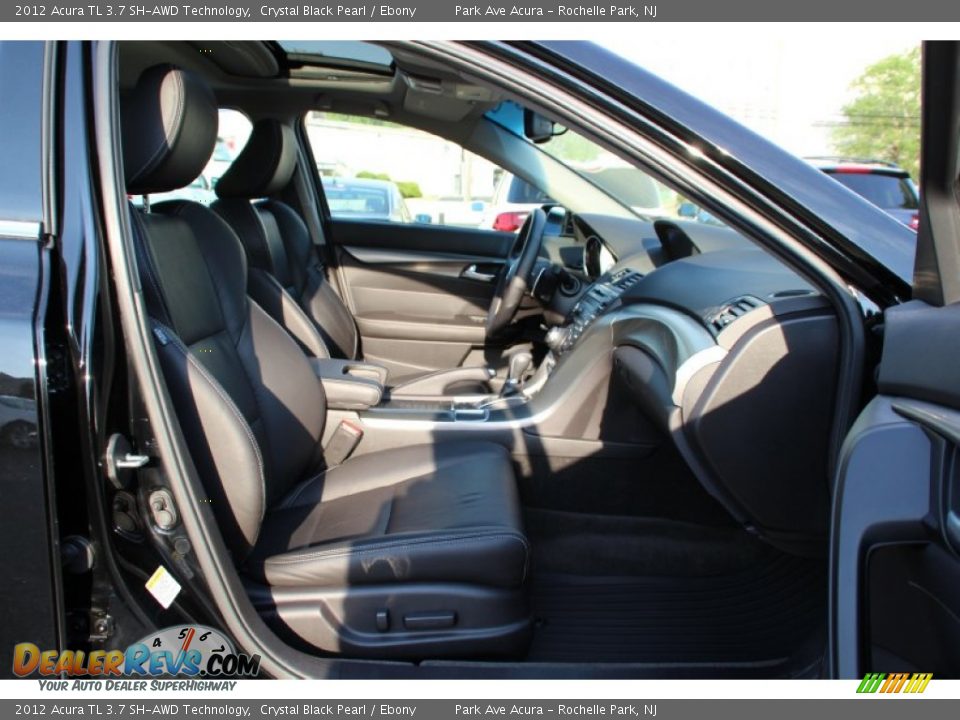 2012 Acura TL 3.7 SH-AWD Technology Crystal Black Pearl / Ebony Photo #28