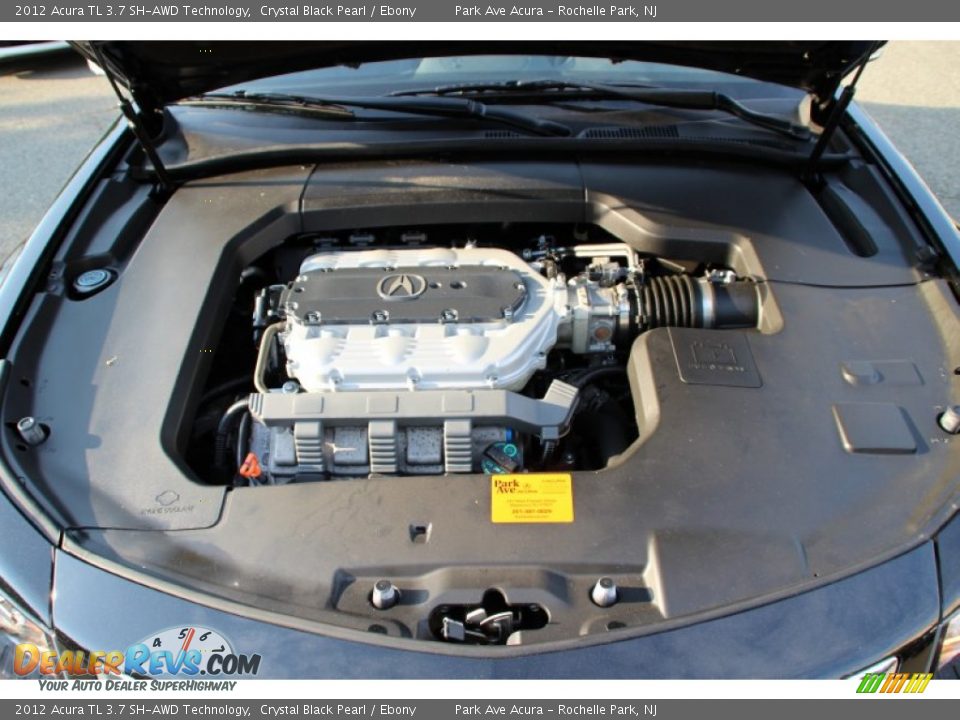 2012 Acura TL 3.7 SH-AWD Technology Crystal Black Pearl / Ebony Photo #30