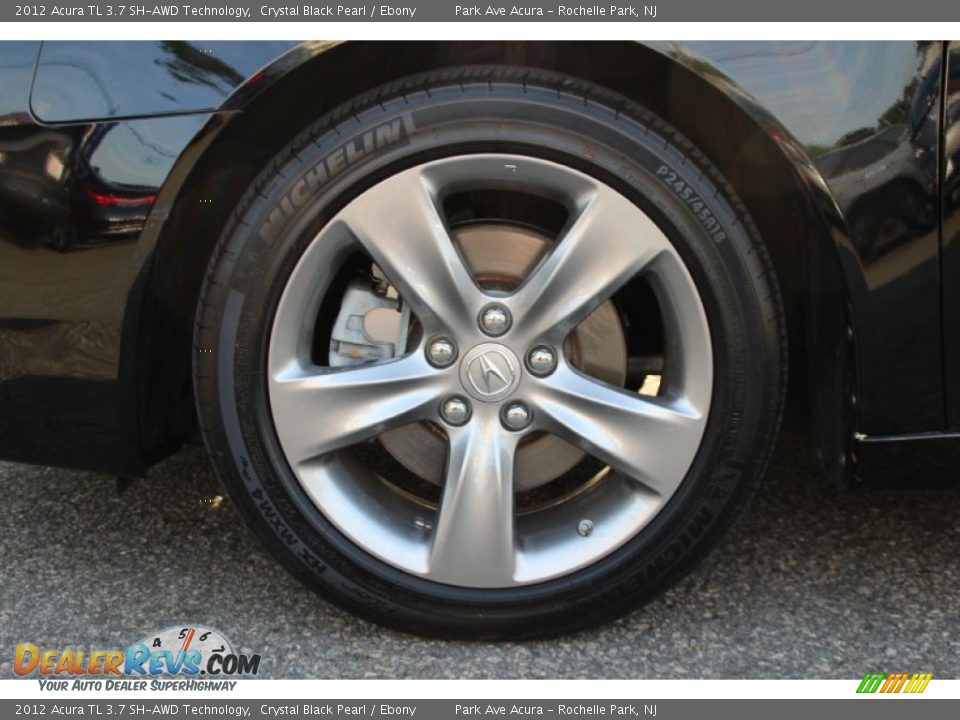 2012 Acura TL 3.7 SH-AWD Technology Crystal Black Pearl / Ebony Photo #32