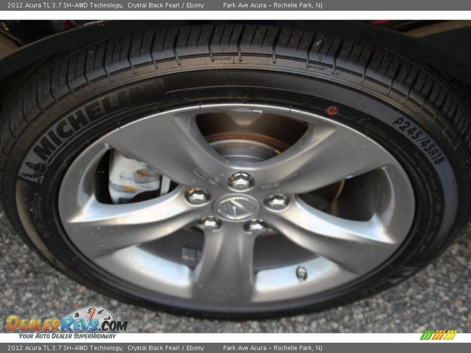 2012 Acura TL 3.7 SH-AWD Technology Crystal Black Pearl / Ebony Photo #33