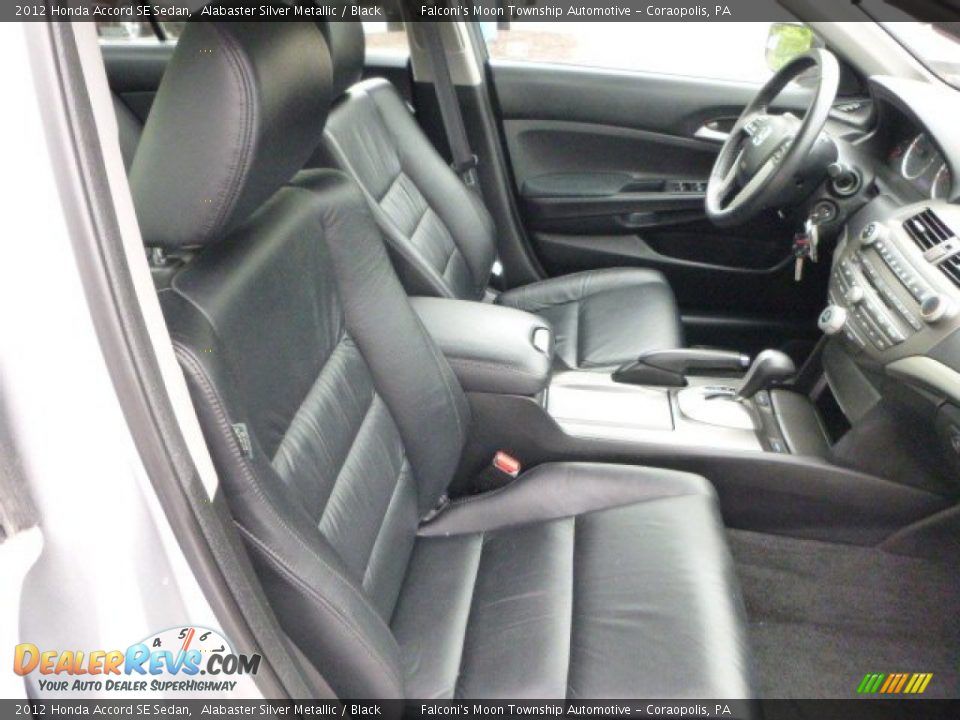 2012 Honda Accord SE Sedan Alabaster Silver Metallic / Black Photo #10