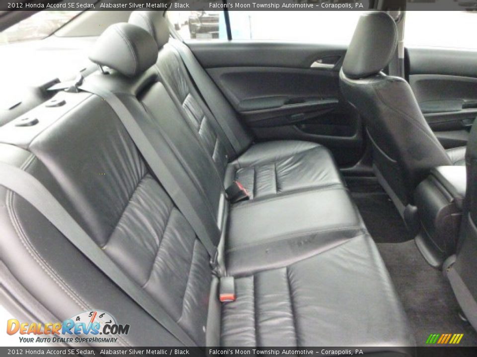 2012 Honda Accord SE Sedan Alabaster Silver Metallic / Black Photo #13