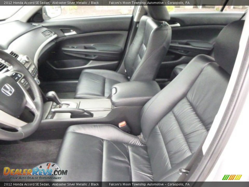 2012 Honda Accord SE Sedan Alabaster Silver Metallic / Black Photo #15