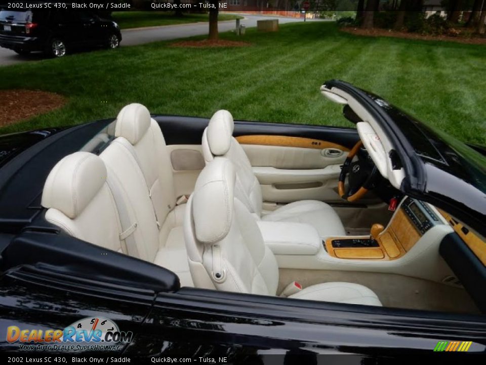 2002 Lexus SC 430 Black Onyx / Saddle Photo #10