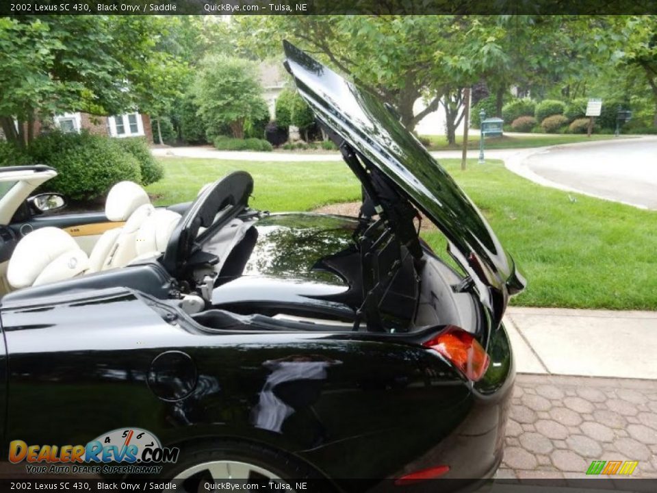 2002 Lexus SC 430 Black Onyx / Saddle Photo #14