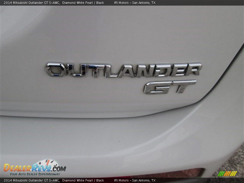 2014 Mitsubishi Outlander GT S-AWC Diamond White Pearl / Black Photo #3