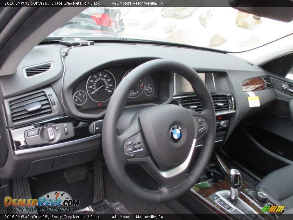2016 BMW X3 xDrive28i Space Grey Metallic / Black Photo #16