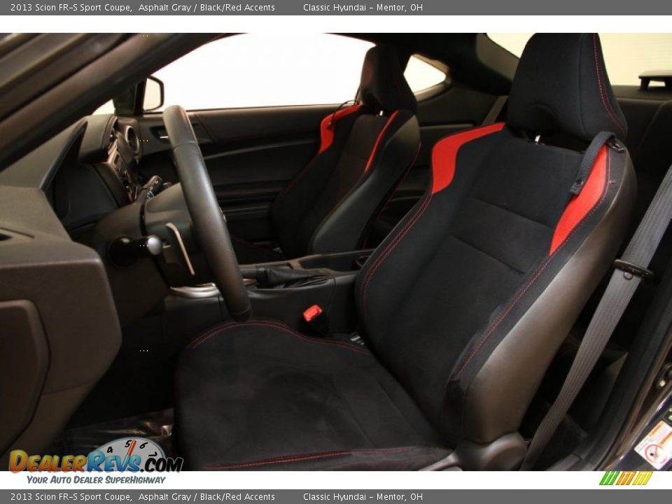 2013 Scion FR-S Sport Coupe Asphalt Gray / Black/Red Accents Photo #5