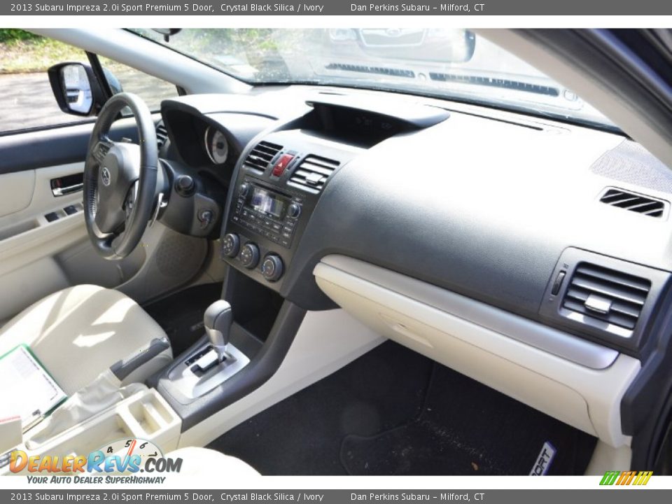 2013 Subaru Impreza 2.0i Sport Premium 5 Door Crystal Black Silica / Ivory Photo #9