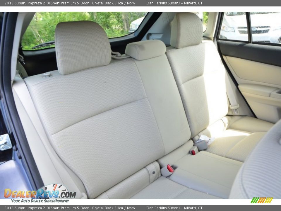 2013 Subaru Impreza 2.0i Sport Premium 5 Door Crystal Black Silica / Ivory Photo #13