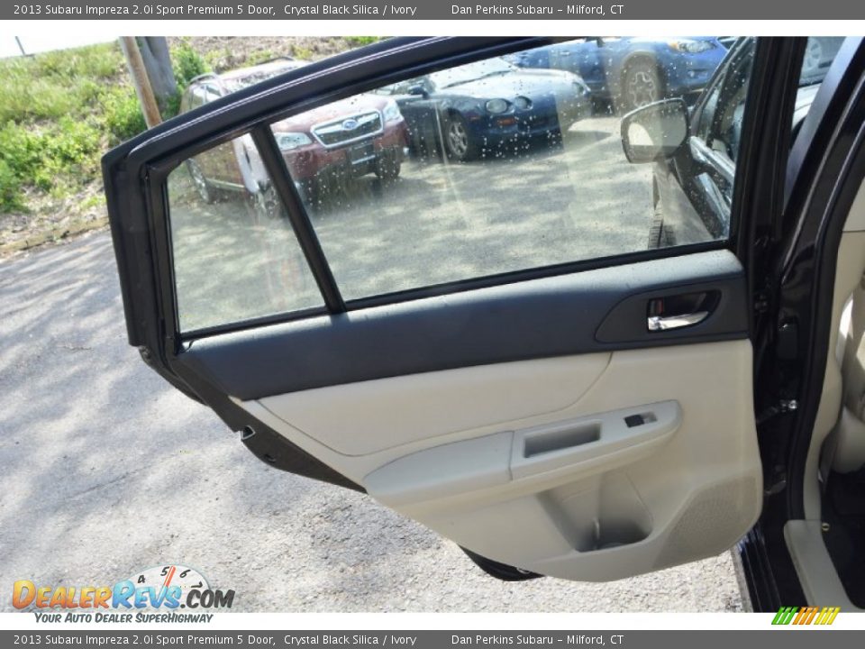 2013 Subaru Impreza 2.0i Sport Premium 5 Door Crystal Black Silica / Ivory Photo #18