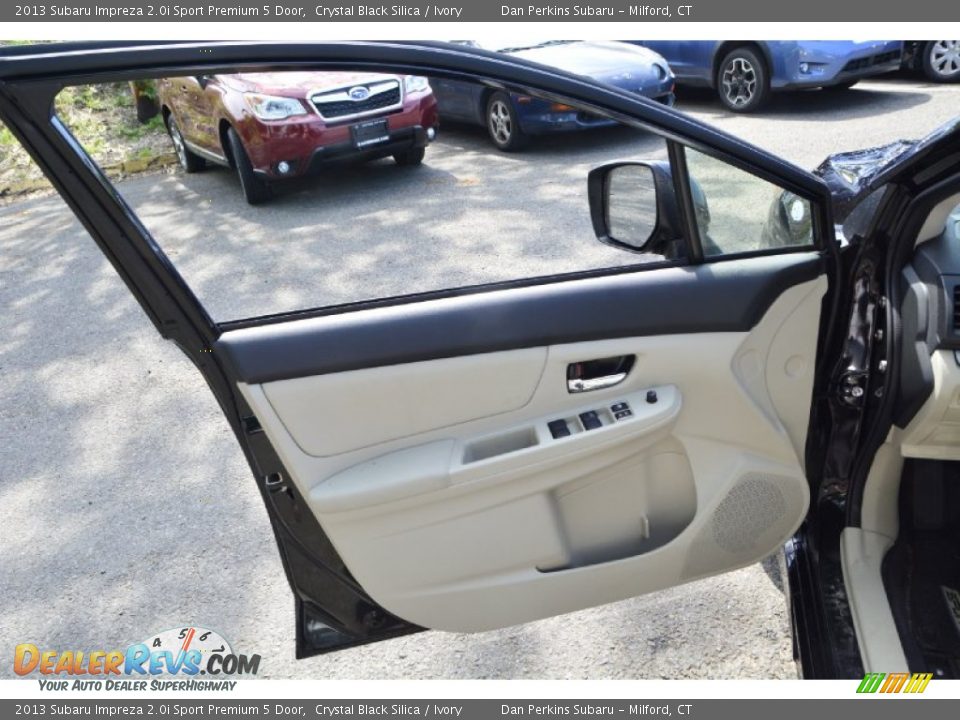 2013 Subaru Impreza 2.0i Sport Premium 5 Door Crystal Black Silica / Ivory Photo #19