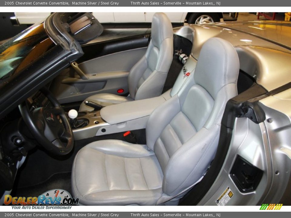Steel Grey Interior - 2005 Chevrolet Corvette Convertible Photo #18