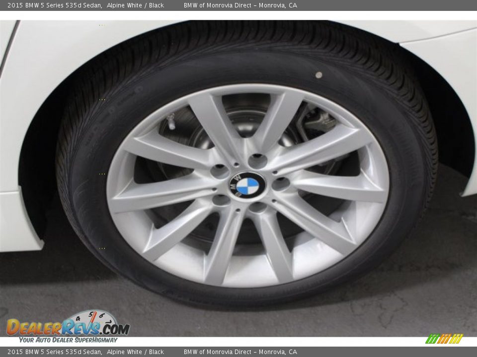 2015 BMW 5 Series 535d Sedan Alpine White / Black Photo #4