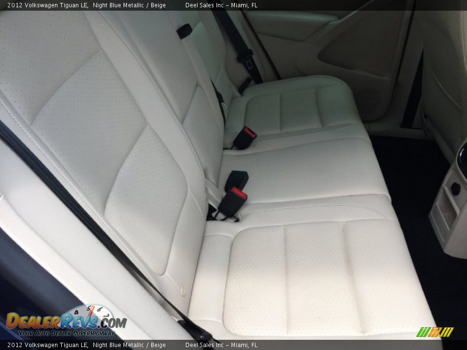 2012 Volkswagen Tiguan LE Night Blue Metallic / Beige Photo #11