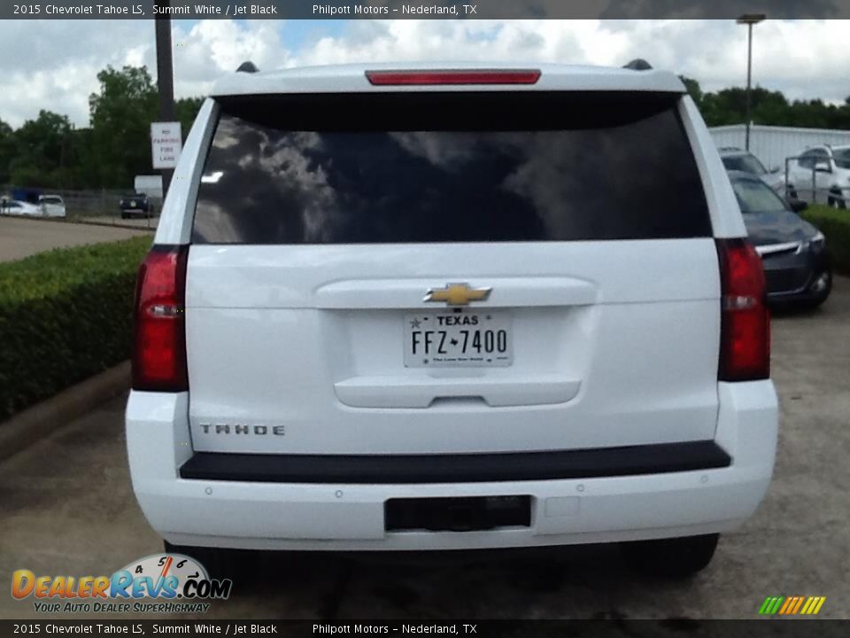 2015 Chevrolet Tahoe LS Summit White / Jet Black Photo #3