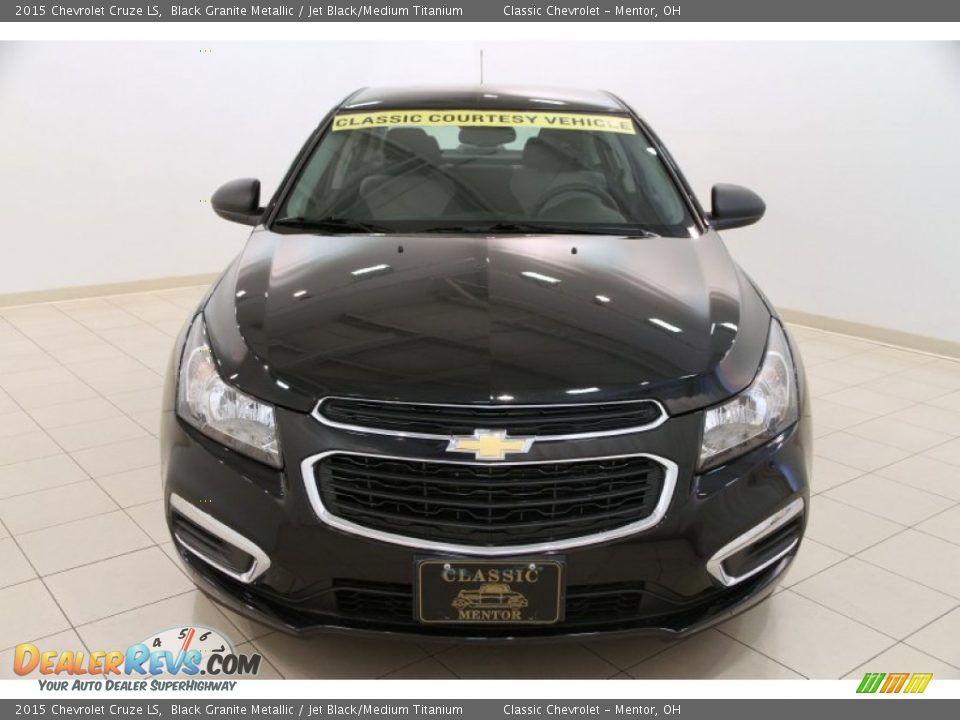 2015 Chevrolet Cruze LS Black Granite Metallic / Jet Black/Medium Titanium Photo #2