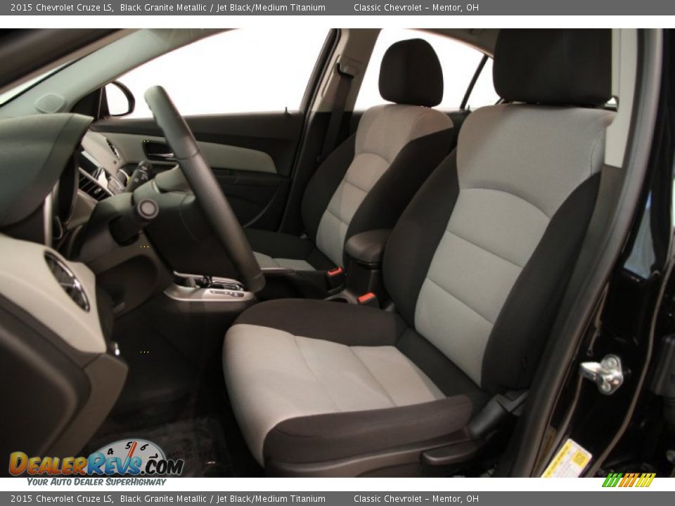 2015 Chevrolet Cruze LS Black Granite Metallic / Jet Black/Medium Titanium Photo #5