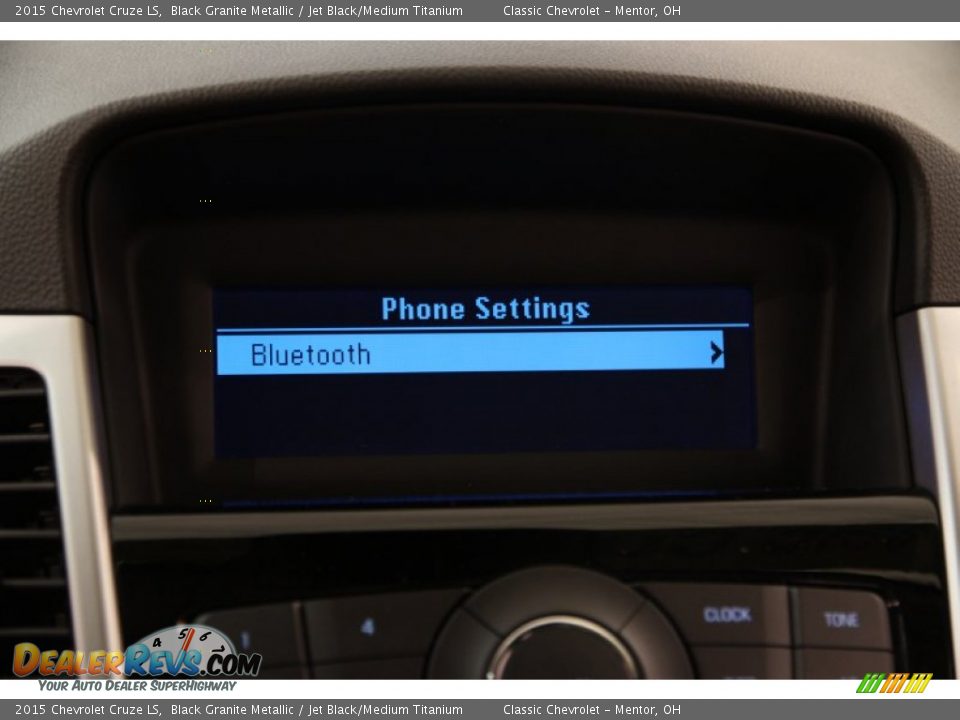 2015 Chevrolet Cruze LS Black Granite Metallic / Jet Black/Medium Titanium Photo #9
