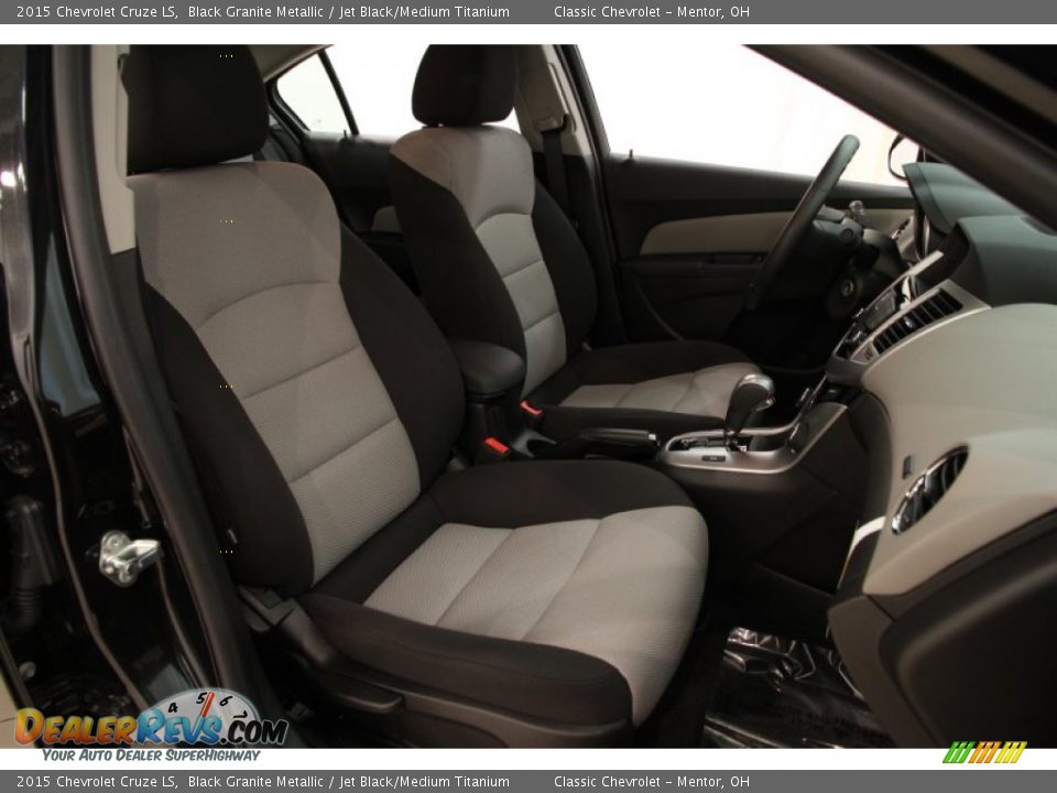 2015 Chevrolet Cruze LS Black Granite Metallic / Jet Black/Medium Titanium Photo #11