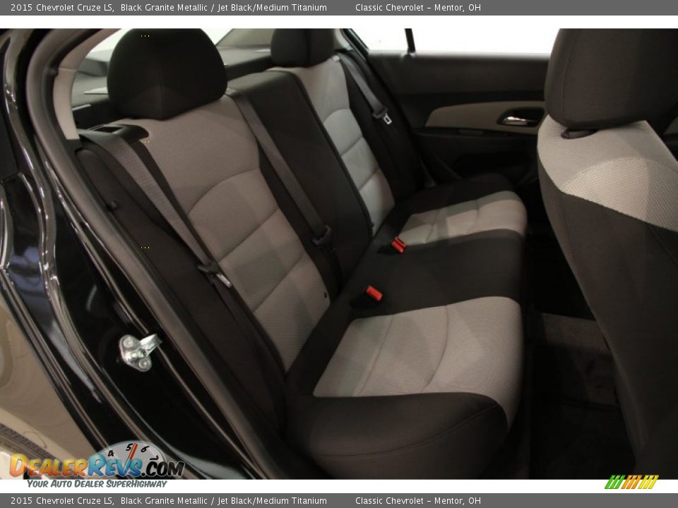 2015 Chevrolet Cruze LS Black Granite Metallic / Jet Black/Medium Titanium Photo #12