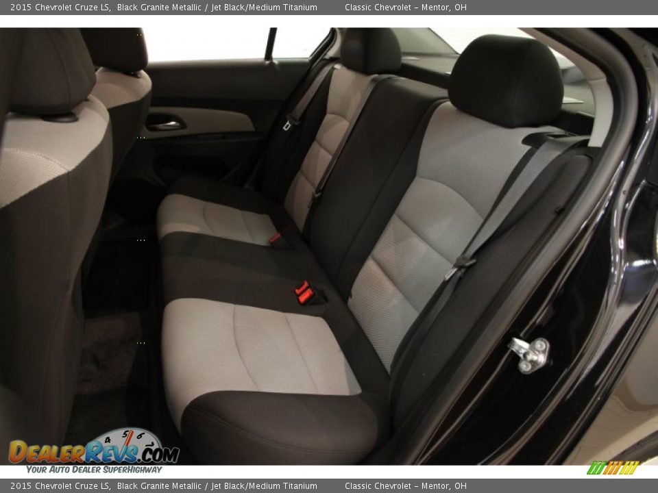 2015 Chevrolet Cruze LS Black Granite Metallic / Jet Black/Medium Titanium Photo #13