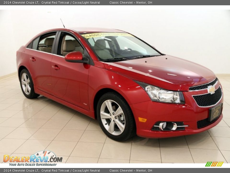 2014 Chevrolet Cruze LT Crystal Red Tintcoat / Cocoa/Light Neutral Photo #1