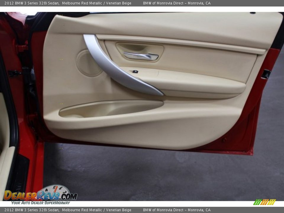 2012 BMW 3 Series 328i Sedan Melbourne Red Metallic / Venetian Beige Photo #16