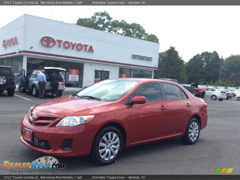 2012 Toyota Corolla LE Barcelona Red Metallic / Ash Photo #1
