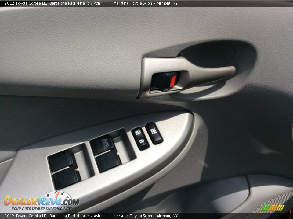 2012 Toyota Corolla LE Barcelona Red Metallic / Ash Photo #8