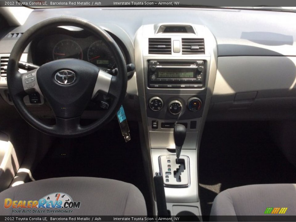 2012 Toyota Corolla LE Barcelona Red Metallic / Ash Photo #11