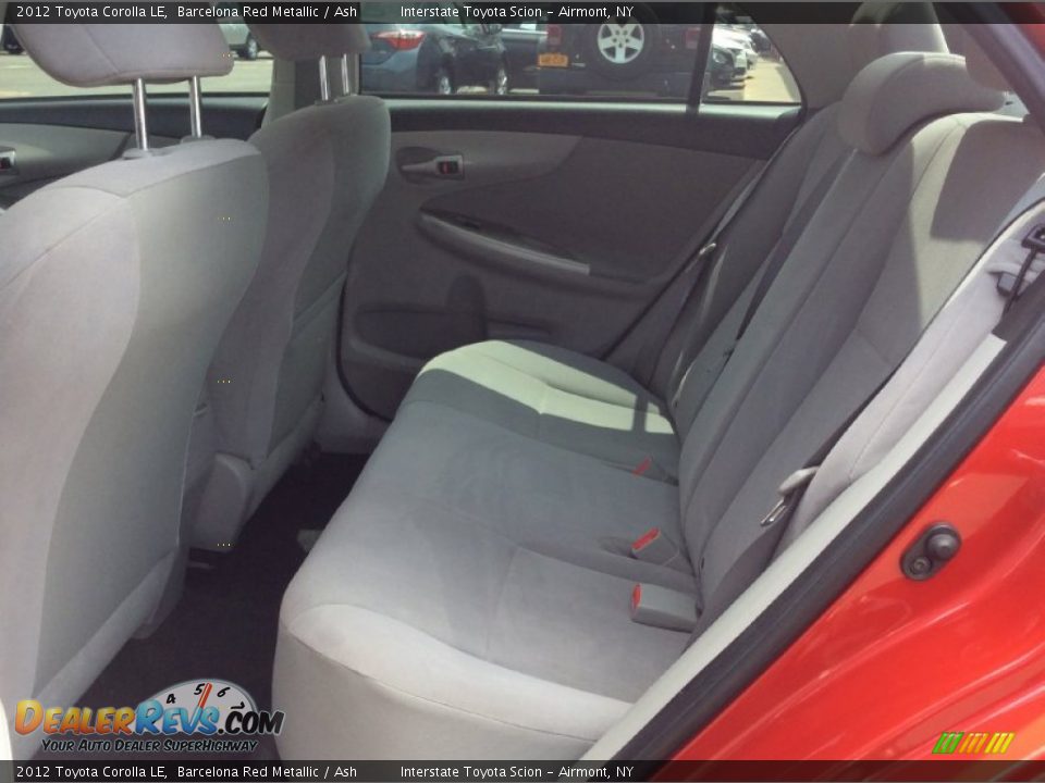 2012 Toyota Corolla LE Barcelona Red Metallic / Ash Photo #16