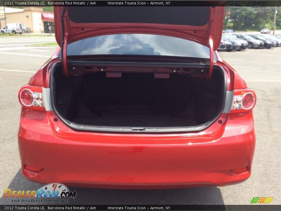 2012 Toyota Corolla LE Barcelona Red Metallic / Ash Photo #17
