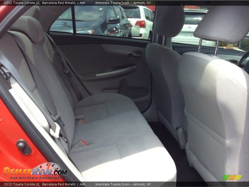 2012 Toyota Corolla LE Barcelona Red Metallic / Ash Photo #18