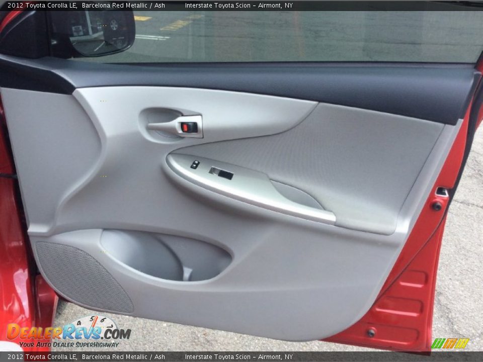 2012 Toyota Corolla LE Barcelona Red Metallic / Ash Photo #19