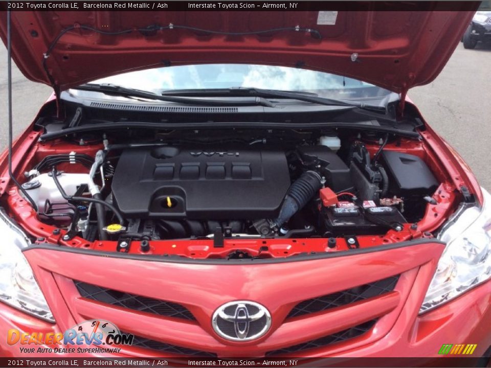 2012 Toyota Corolla LE Barcelona Red Metallic / Ash Photo #23
