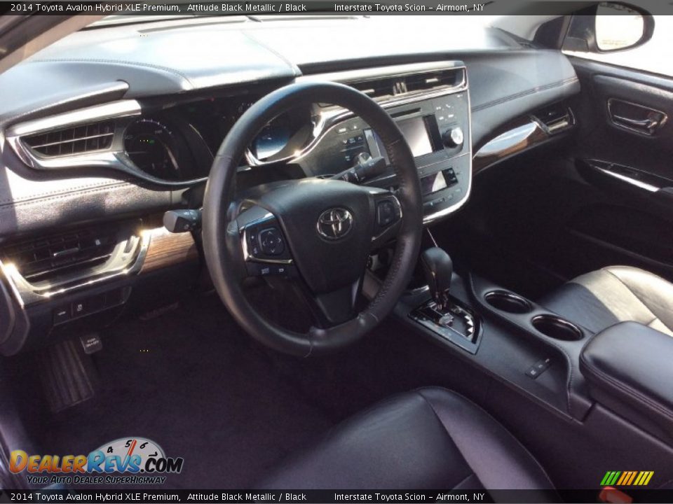 2014 Toyota Avalon Hybrid XLE Premium Attitude Black Metallic / Black Photo #9